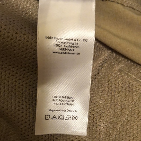 Mens 42 Eddie Bauer Travex khaki Flexion amphib shorts - Picture 7 of 10